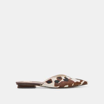 Dolce Vita Elm Cocoa Taurus Calf Hair Flats