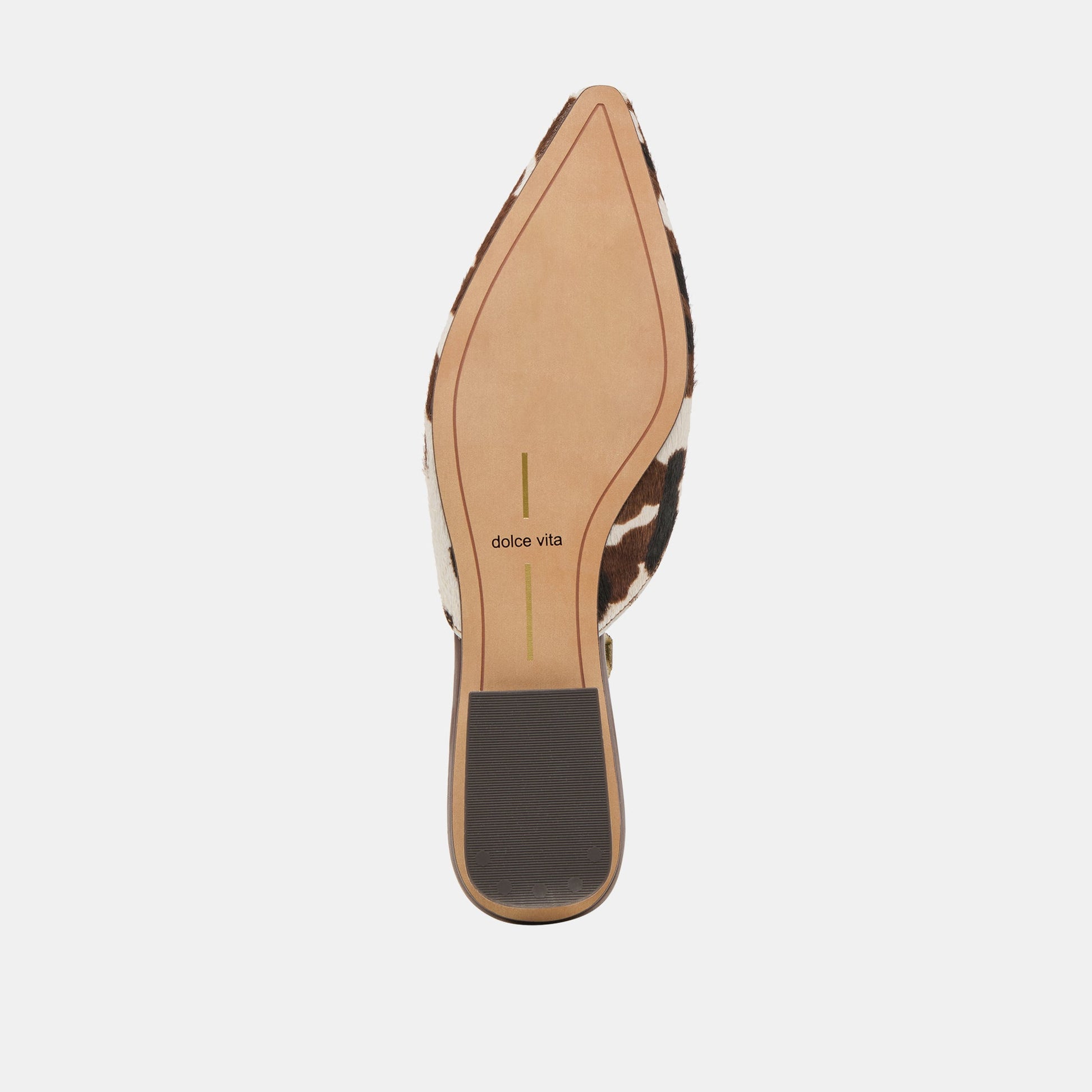 Dolce Vita Elm Cocoa Taurus Calf Hair Flats