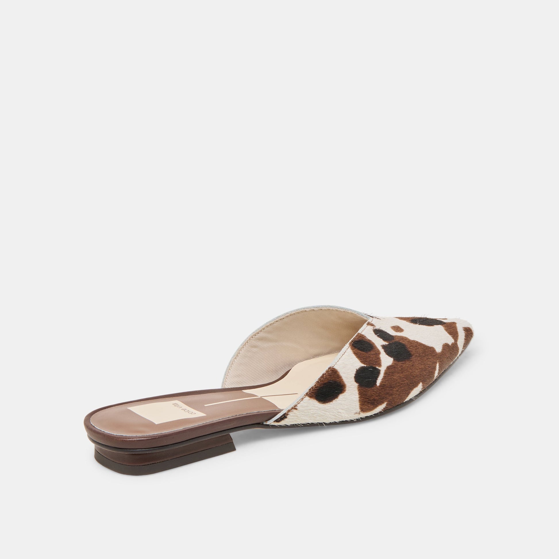 Dolce Vita Elm Cocoa Taurus Calf Hair Flats