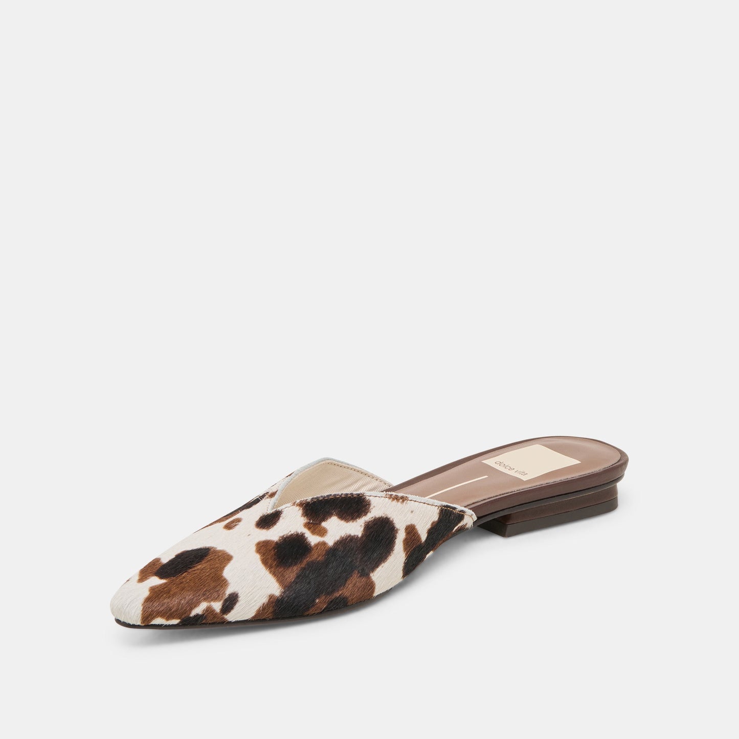 Dolce Vita Elm Cocoa Taurus Calf Hair Flats