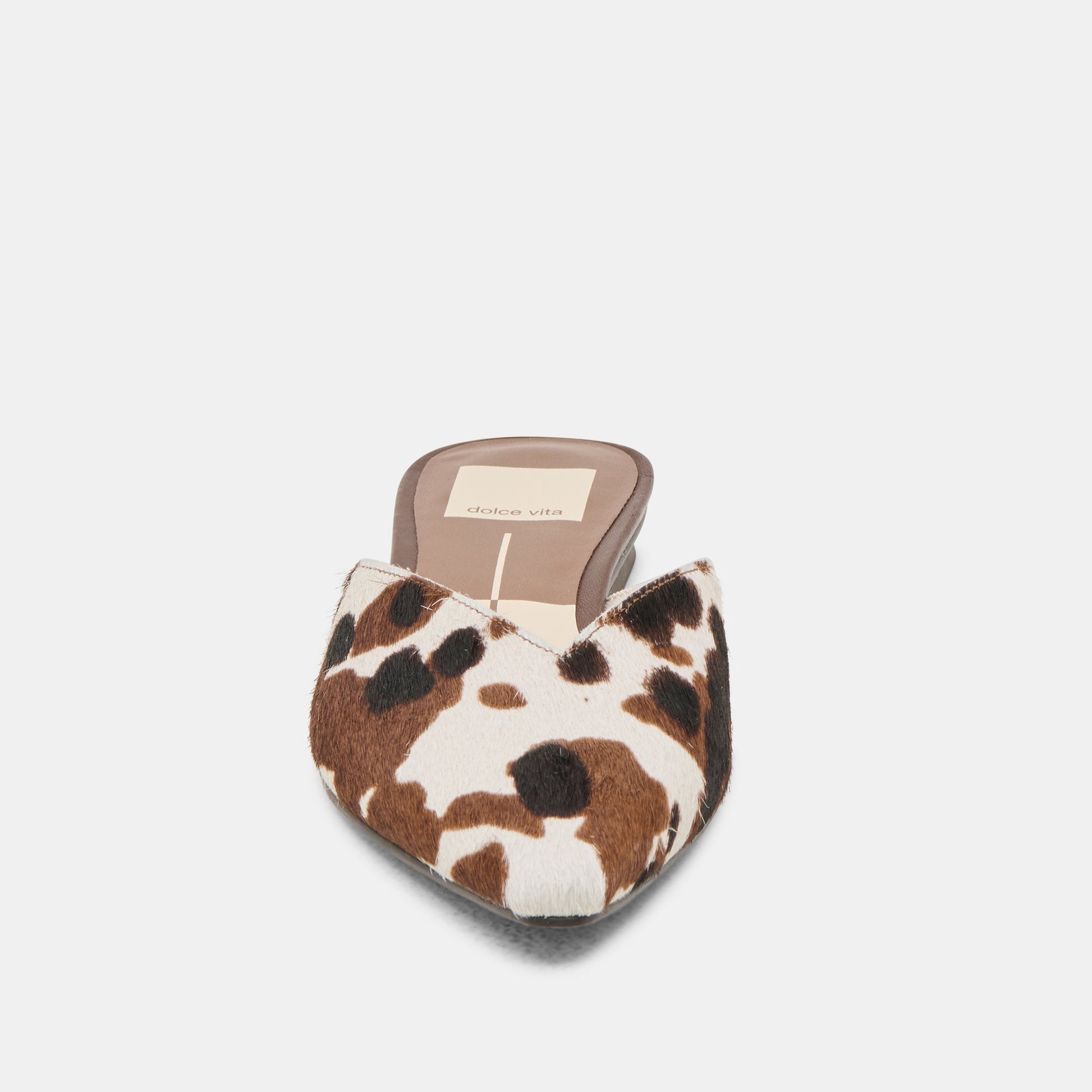 Dolce Vita Elm Cocoa Taurus Calf Hair Flats