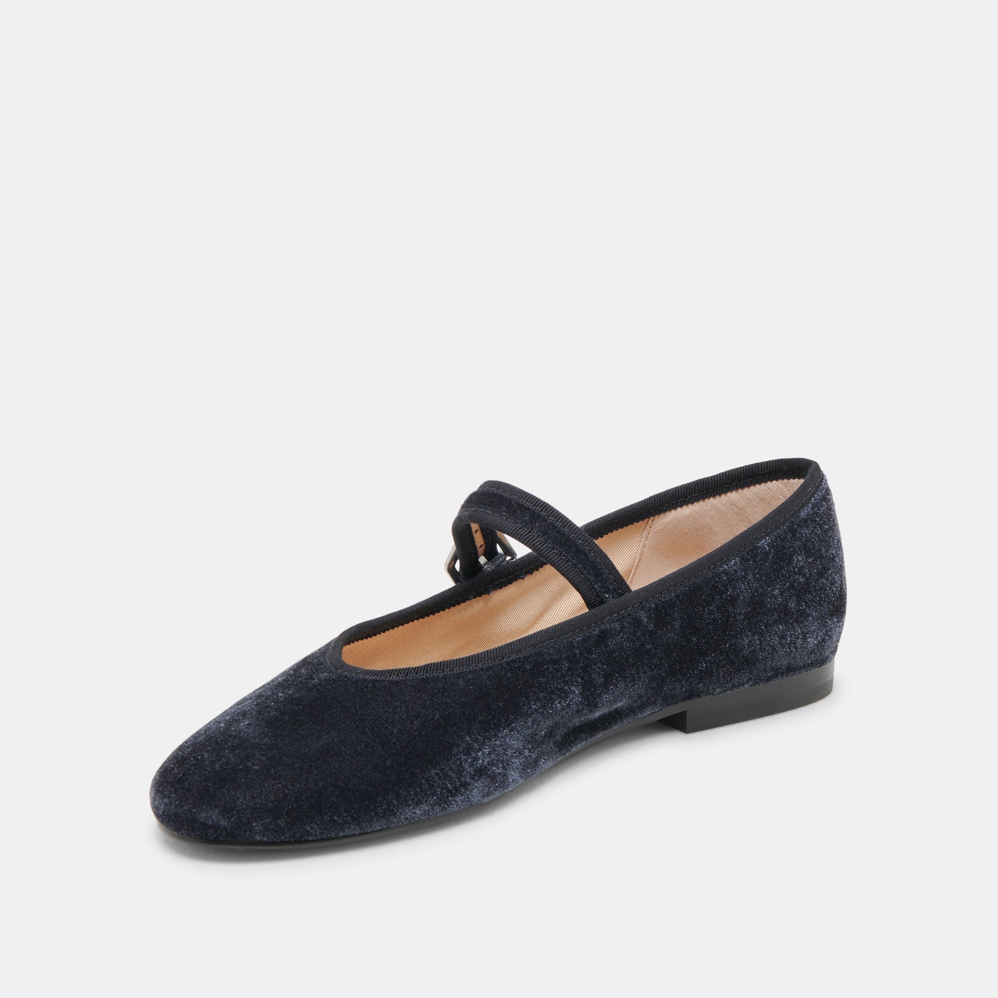 Dolce Vita ROSLYN BALLET FLATS DUSTY BLUE VELVET
