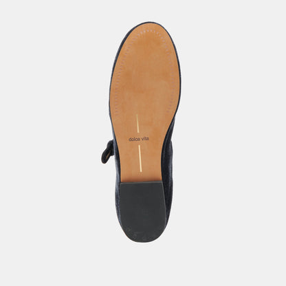 Dolce Vita ROSLYN BALLET FLATS DUSTY BLUE VELVET