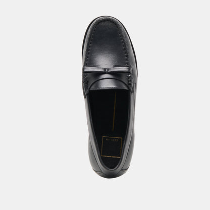 Dolce Vita Barney Black Leather Loafers