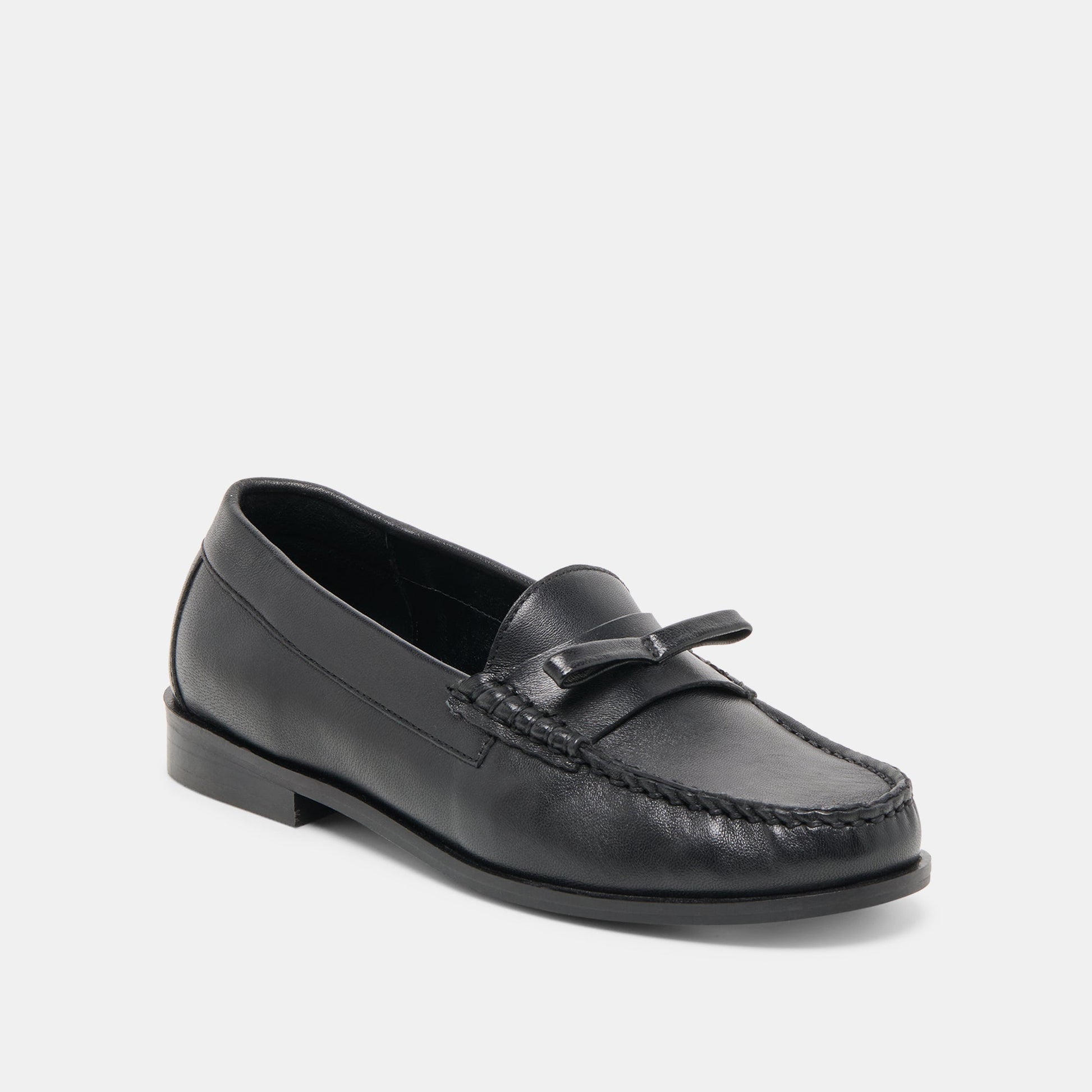 Dolce Vita Barney Black Leather Loafers
