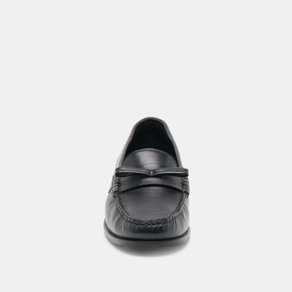 Dolce Vita Barney Black Leather Loafers