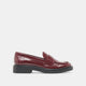 OXBLOOD CRINKLE PATENT