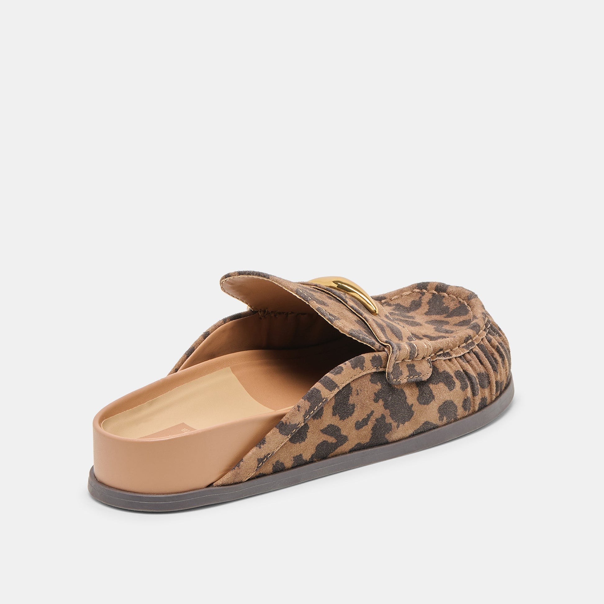 Dolce Vita Jodero Brown Leopard Printed Suede Flats