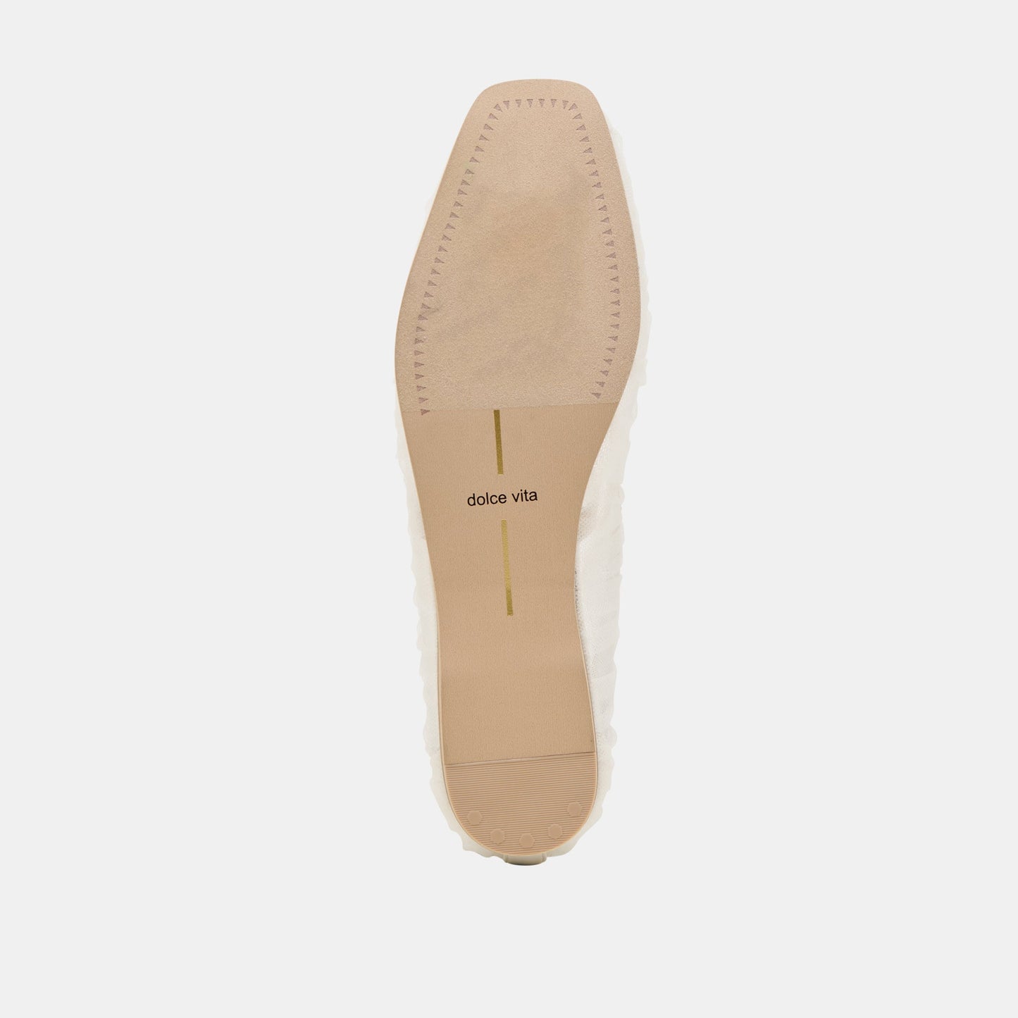 Dolce Vita Raeven White Tulle Ballet Flats