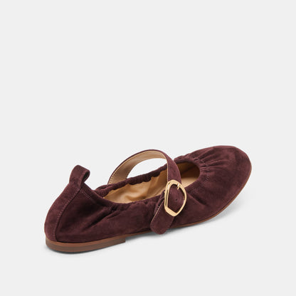 Dolce Vita CAELY BALLET FLATS MULBERRY SUEDE