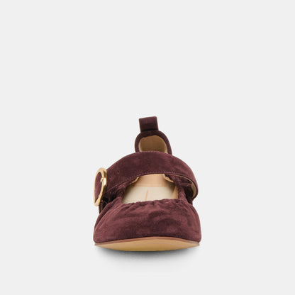Dolce Vita CAELY BALLET FLATS MULBERRY SUEDE