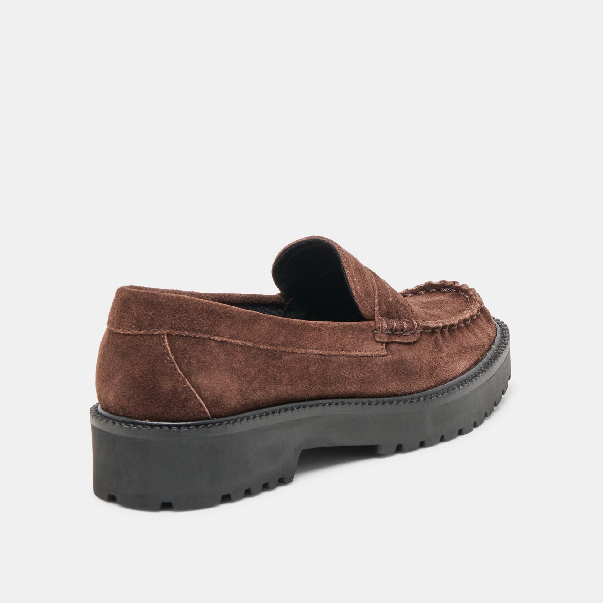 Dolce Vita Merek Dk Brown Suede Loafers