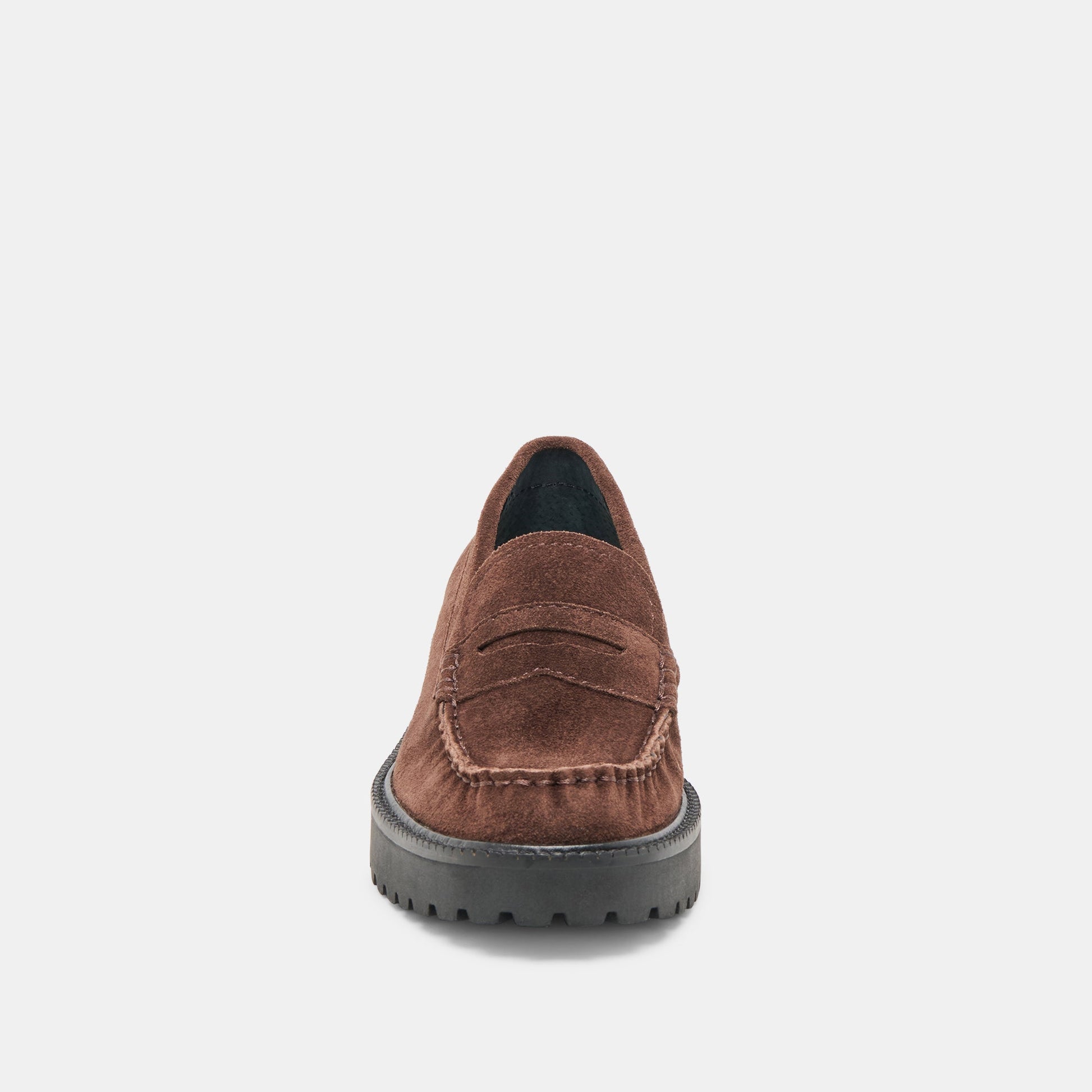 Dolce Vita Merek Dk Brown Suede Loafers