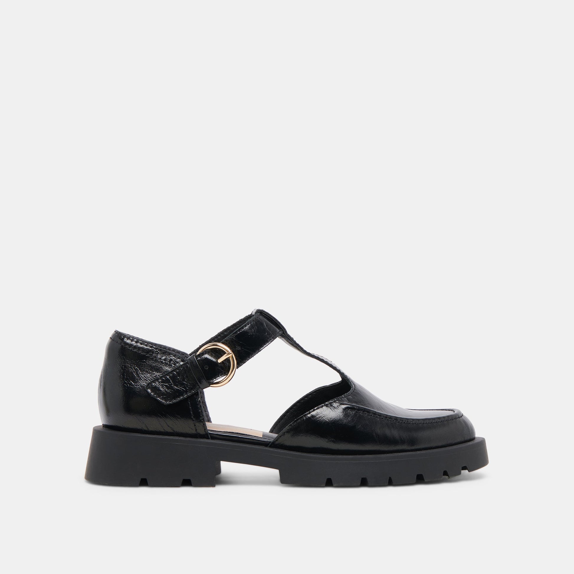 Dolce Vita EMILIO FLATS MIDNIGHT CRINKLE PATENT LEATHER