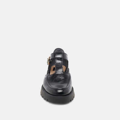 Dolce Vita EMILIO FLATS MIDNIGHT CRINKLE PATENT LEATHER