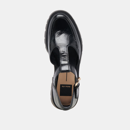 Dolce Vita EMILIO FLATS MIDNIGHT CRINKLE PATENT LEATHER