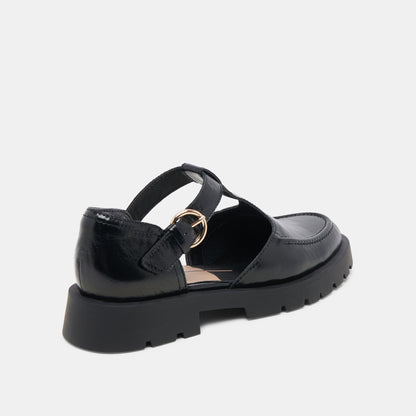 Dolce Vita EMILIO FLATS MIDNIGHT CRINKLE PATENT LEATHER
