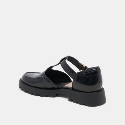 Dolce Vita EMILIO FLATS MIDNIGHT CRINKLE PATENT LEATHER