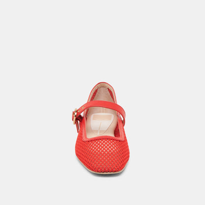 Dolce Vita RODNI MESH BALLET FLATS CHILI WOVEN MESH