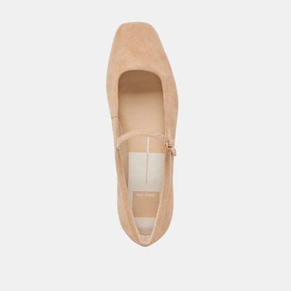 Dolce Vita Reyes Bamboo Suede Ballet Flats