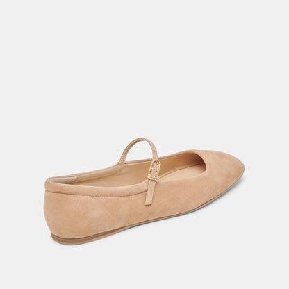 Dolce Vita Reyes Bamboo Suede Ballet Flats
