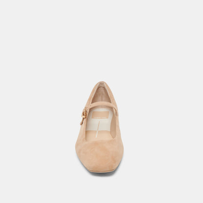 Dolce Vita Reyes Bamboo Suede Ballet Flats