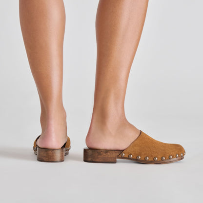 Dolce Vita Alanis Chestnut Suede Flats