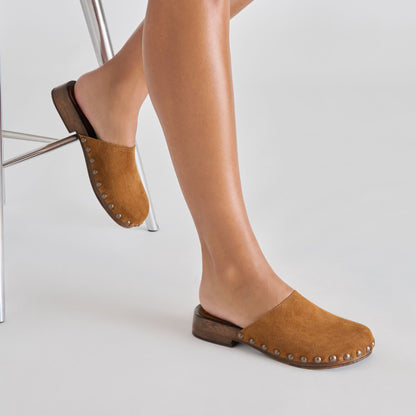 Dolce Vita Alanis Chestnut Suede Flats