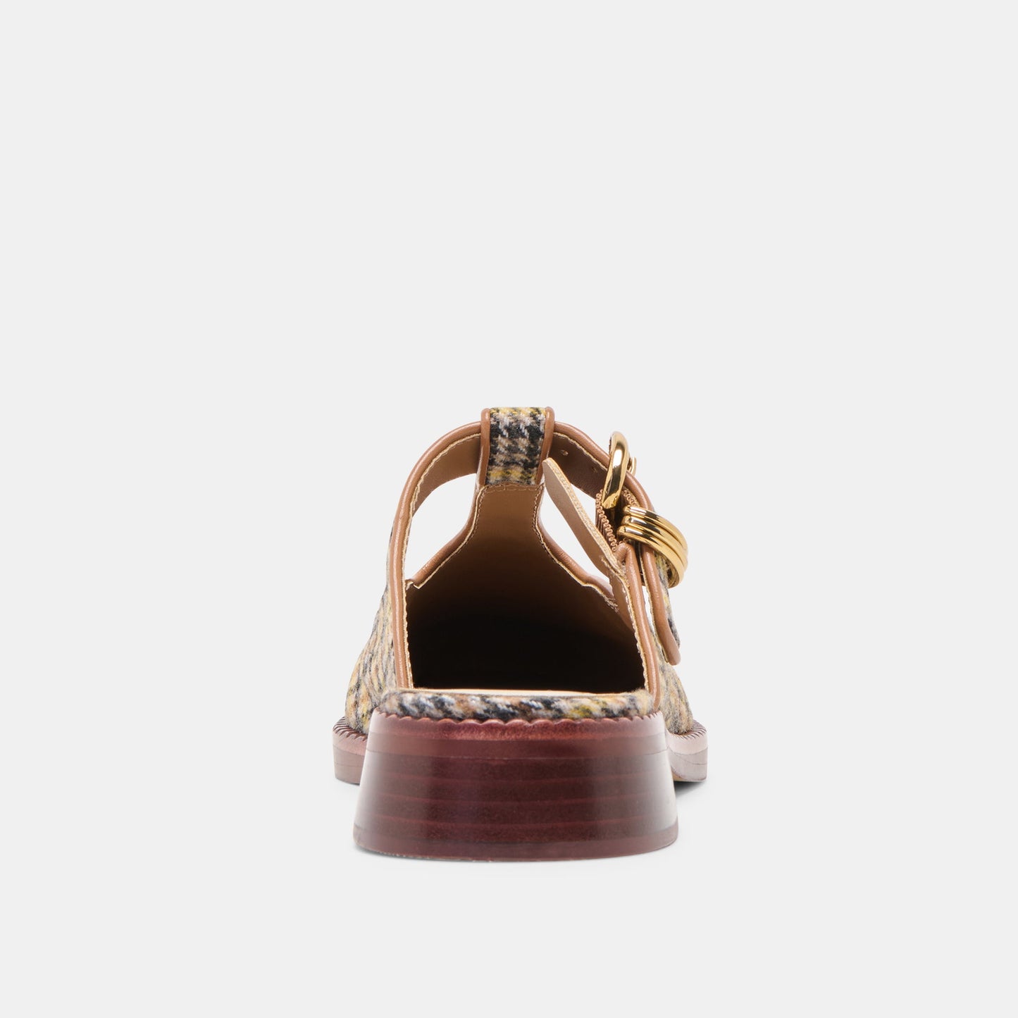 Dolce Vita Harlah Yellow Plaid Tweed Flats