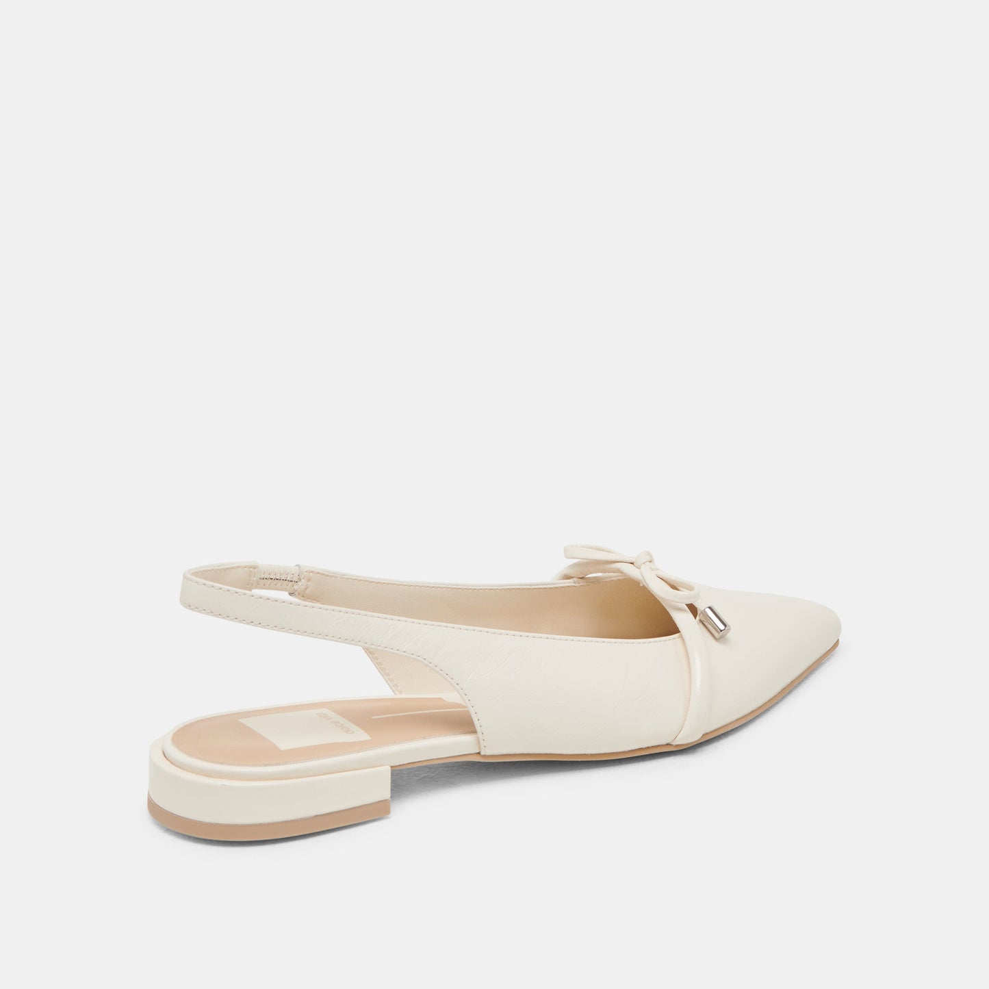 Dolce Vita PAYGE FLATS OFF WHITE CRINKLE PATENT