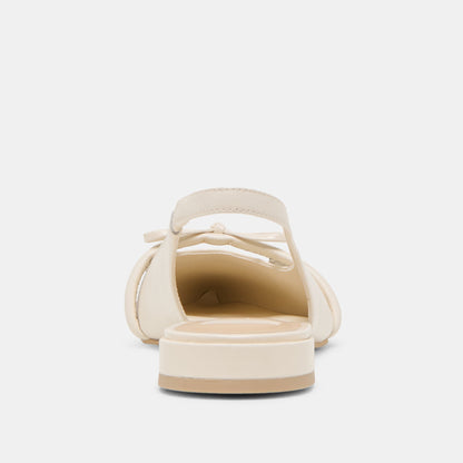 Dolce Vita PAYGE FLATS OFF WHITE CRINKLE PATENT