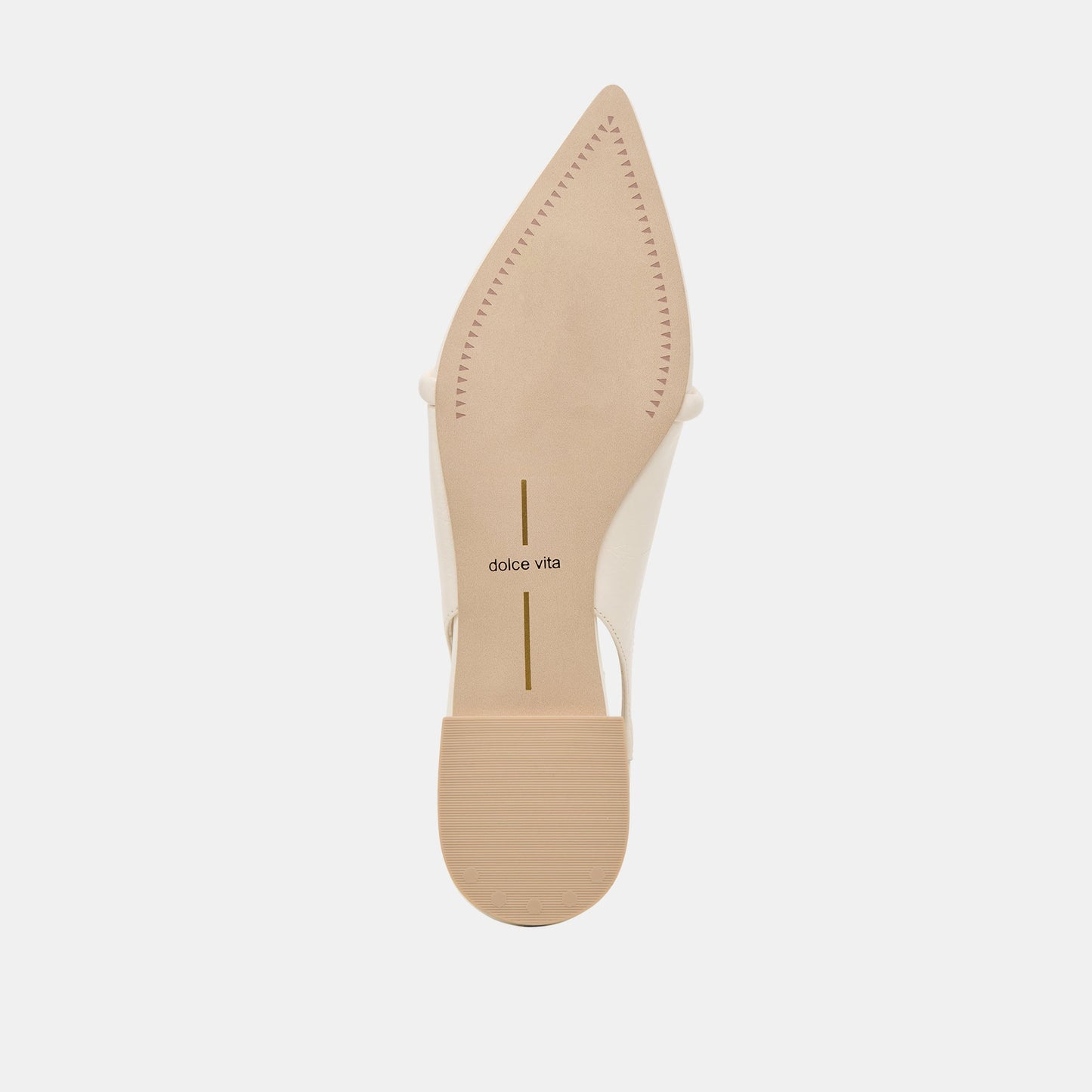 Dolce Vita PAYGE FLATS OFF WHITE CRINKLE PATENT