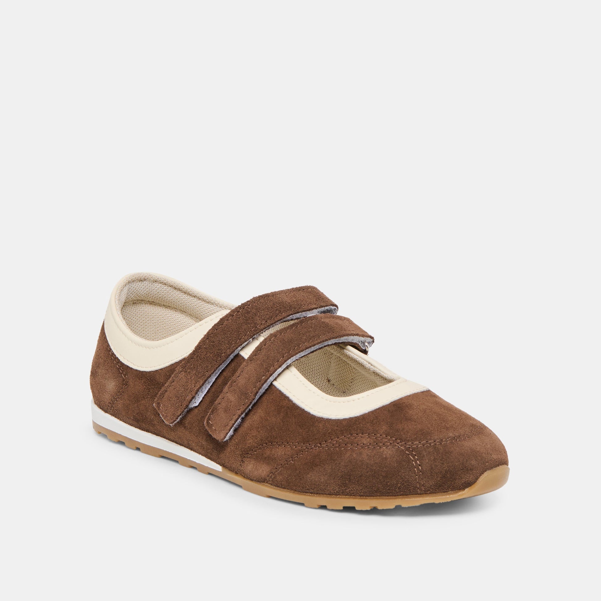 Dolce Vita Swan Dk Brown Suede Sneakers
