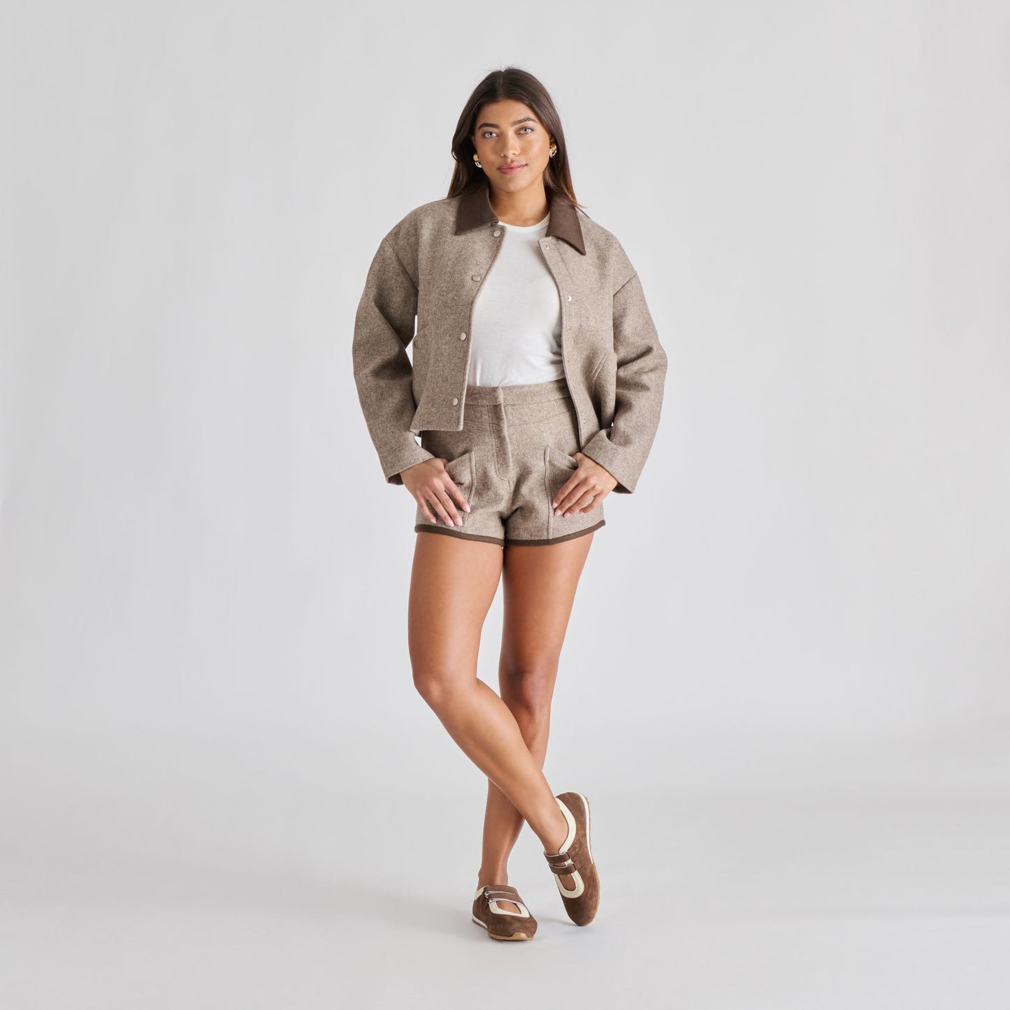 Dolce Vita Swan Dk Brown Suede Sneakers