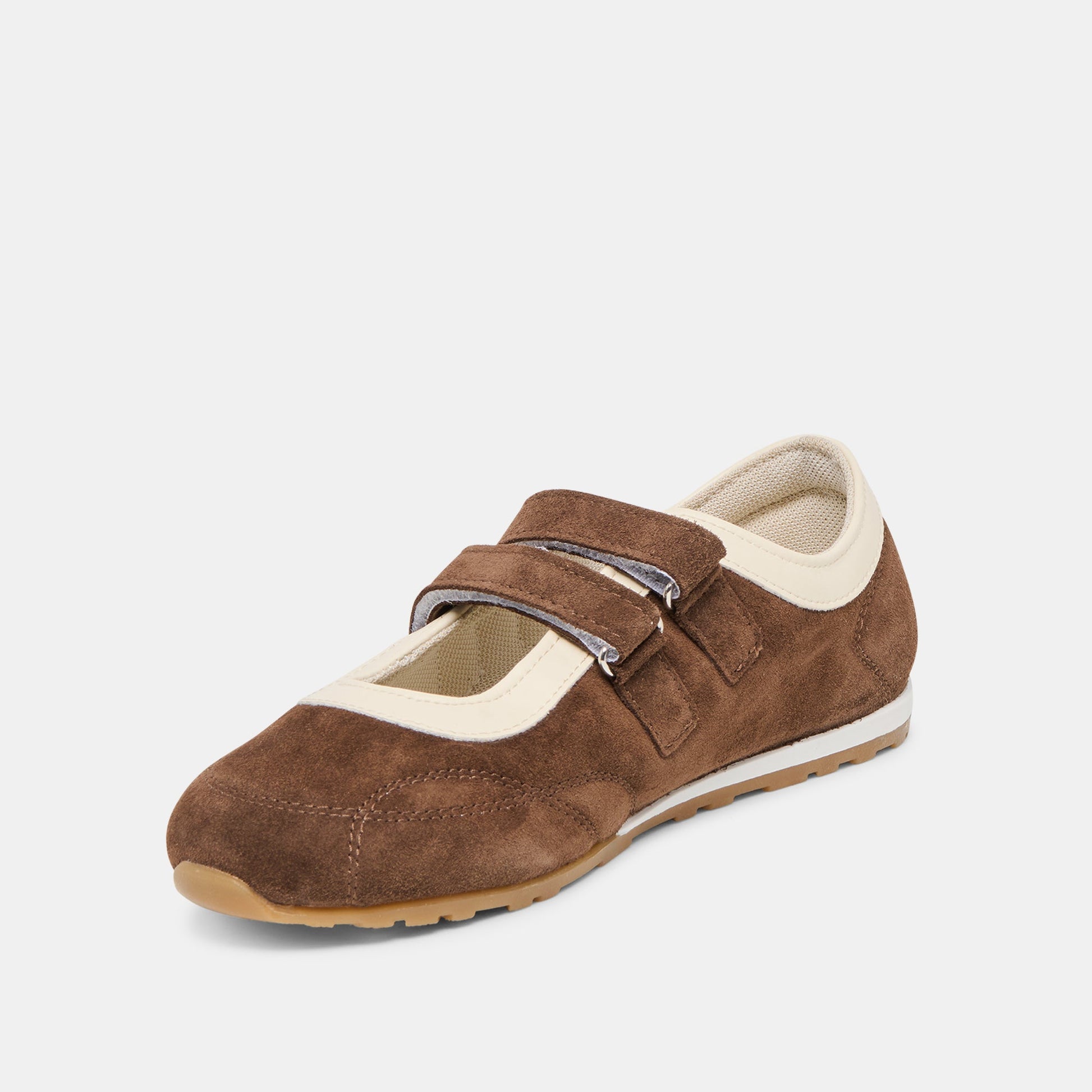 Dolce Vita Swan Dk Brown Suede Sneakers
