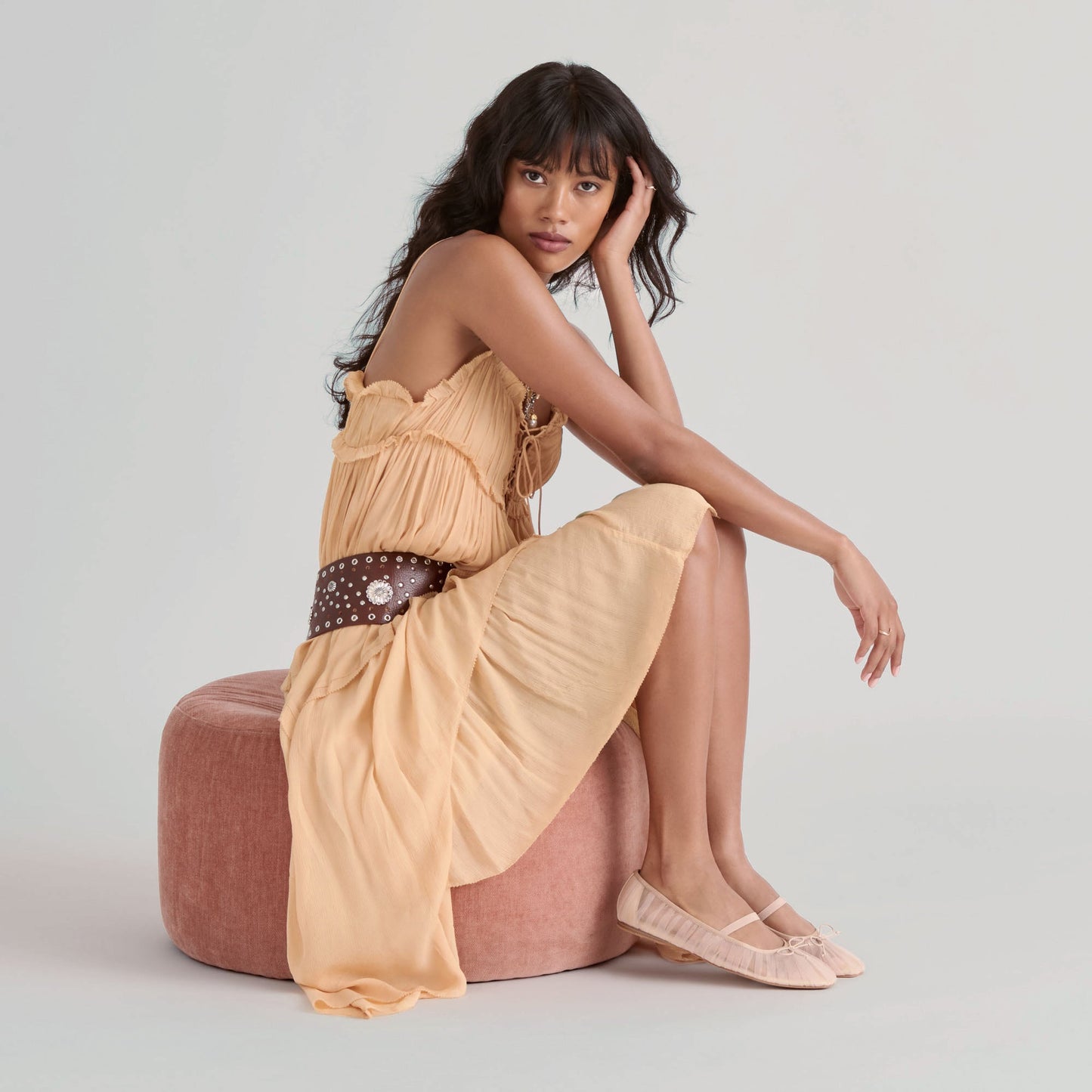 Dolce Vita Raeven Praline Tulle Ballet Flats