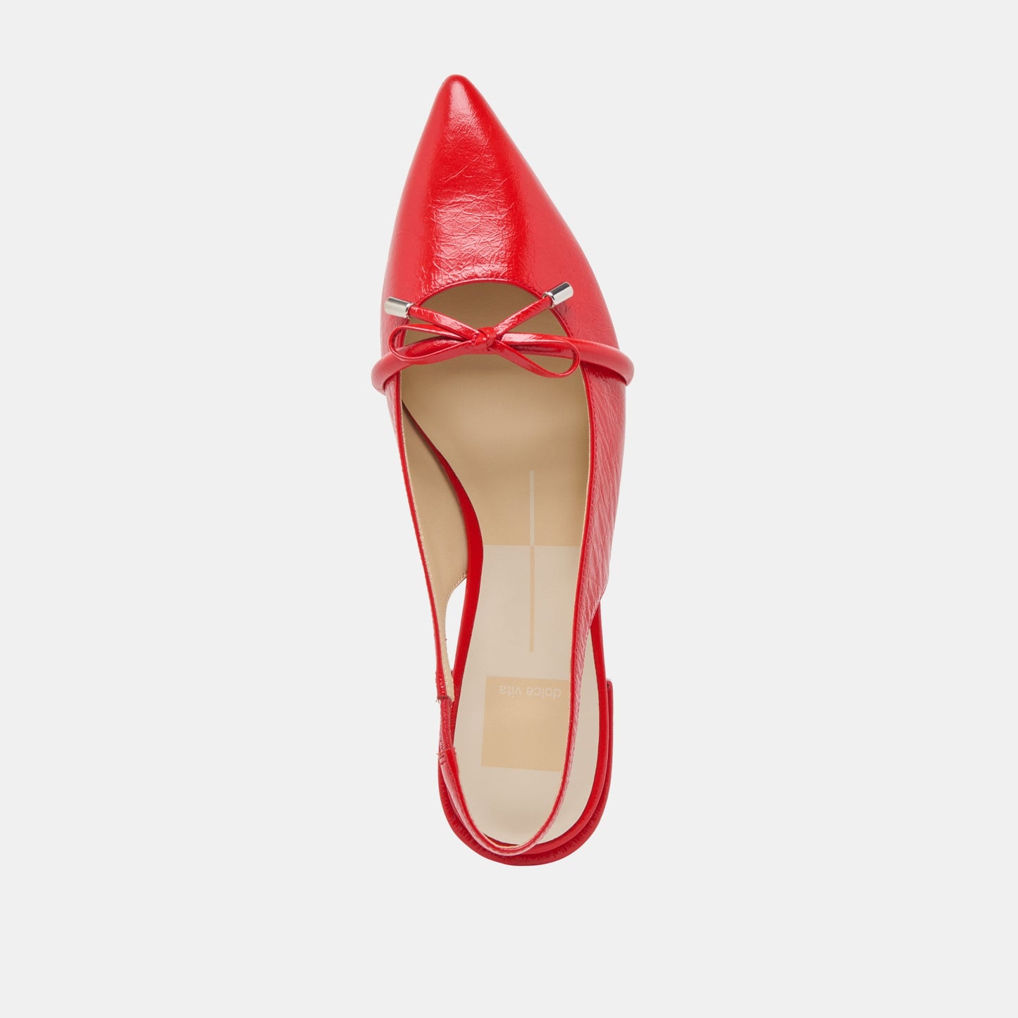 Dolce Vita Payge Chili Crinkle Patent Flats
