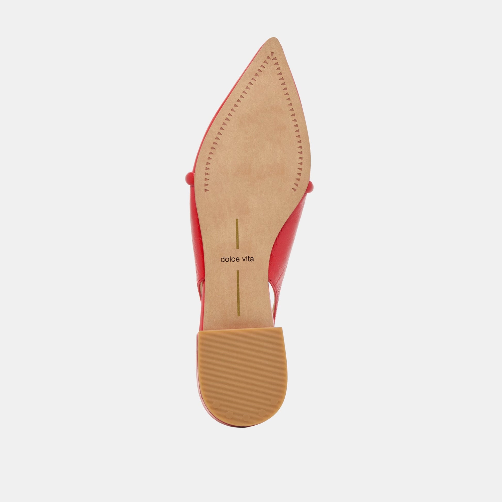 Dolce Vita Payge Chili Crinkle Patent Flats
