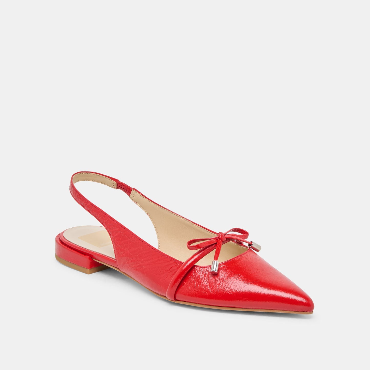 Dolce Vita Payge Chili Crinkle Patent Flats