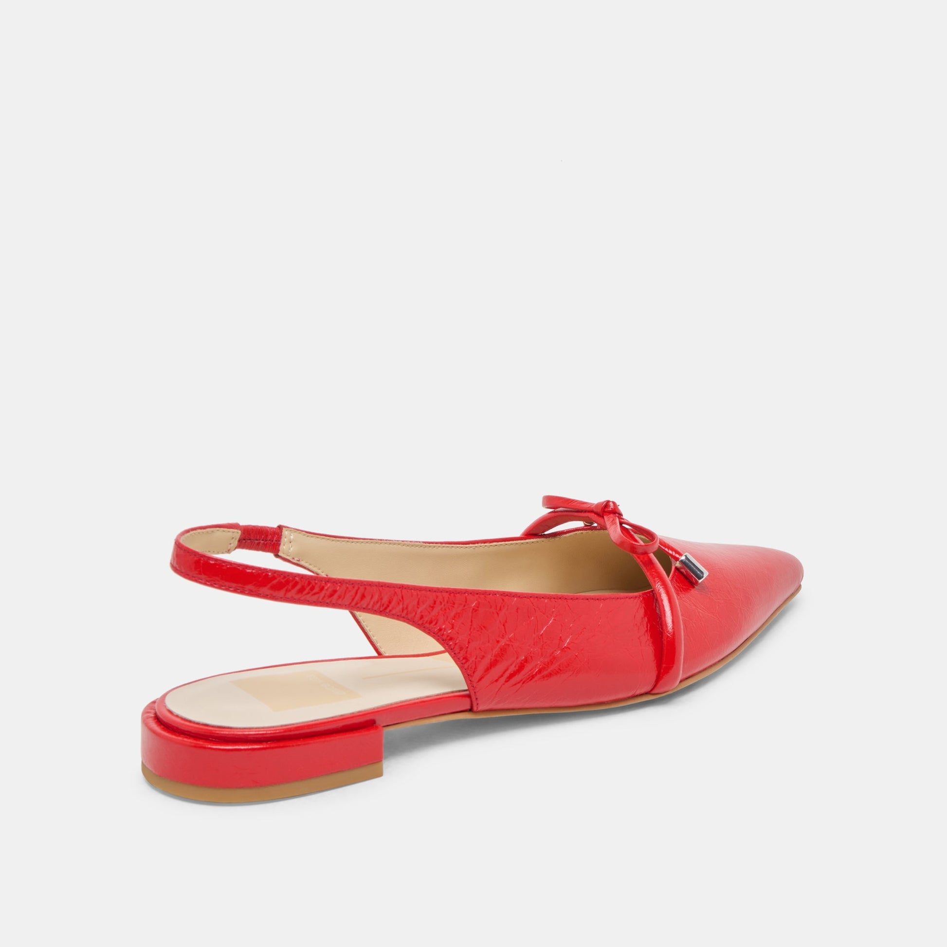 Dolce Vita Payge Chili Crinkle Patent Flats