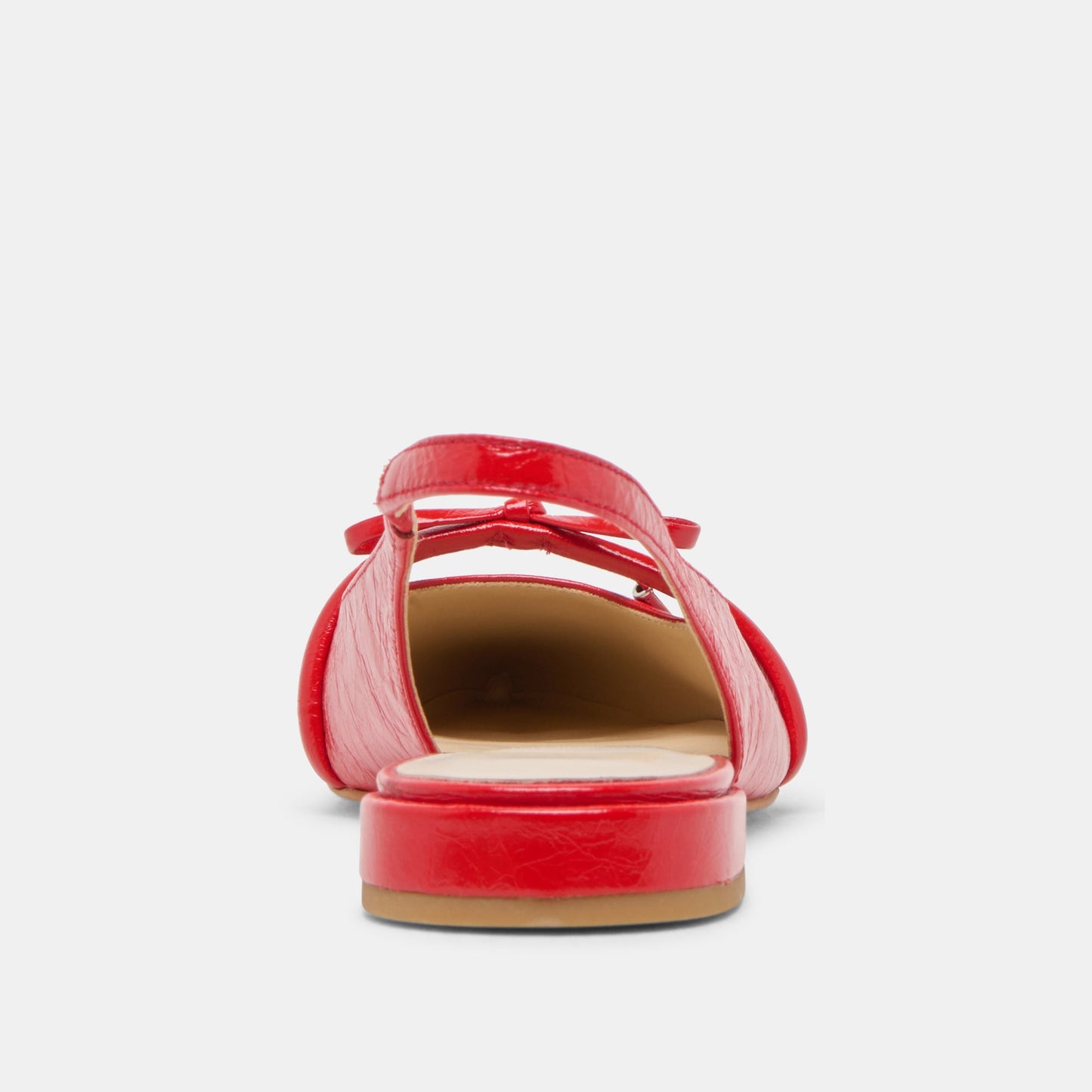 Dolce Vita Payge Chili Crinkle Patent Flats