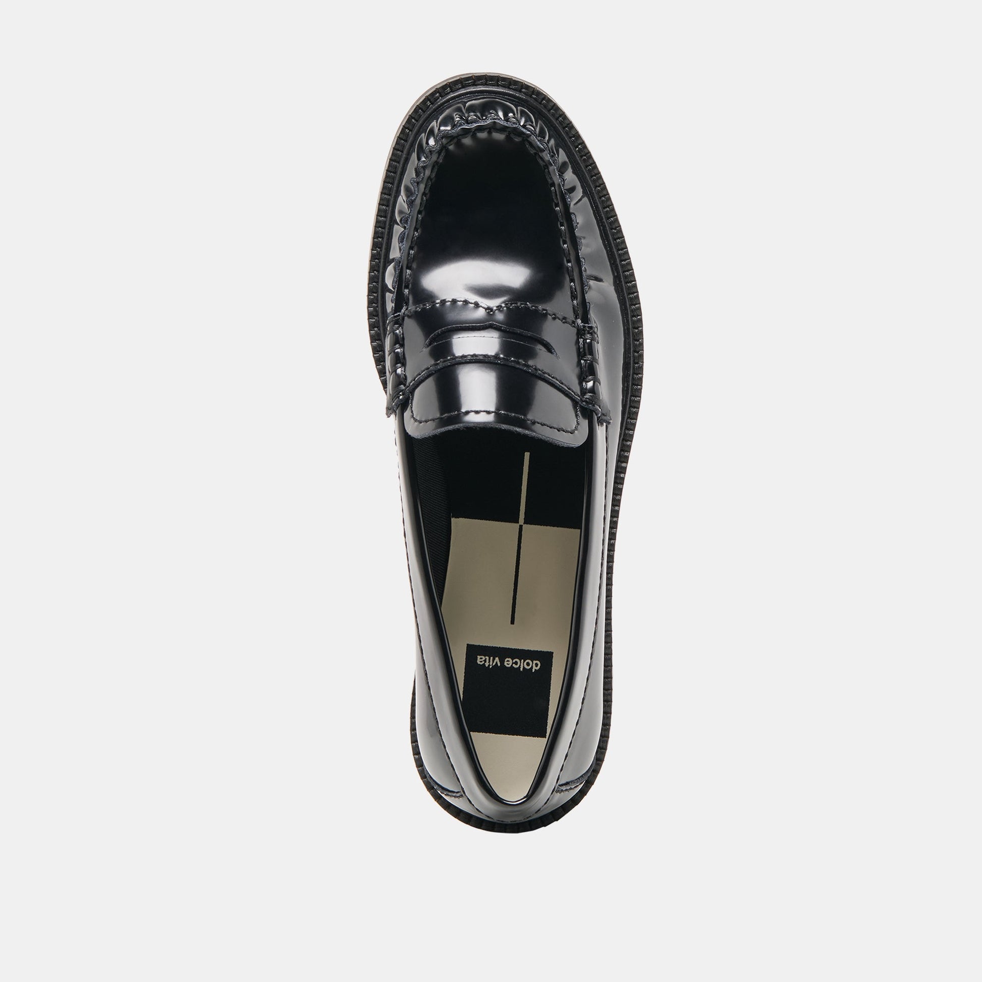 Dolce Vita Merek Midnight Boxleather Loafers