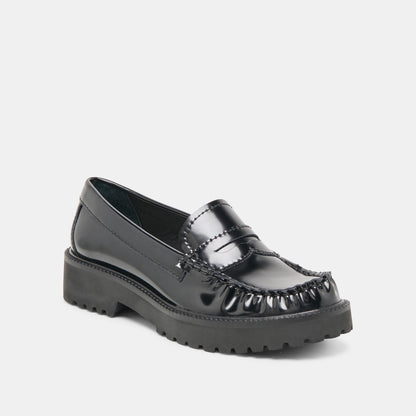 Dolce Vita Merek Midnight Boxleather Loafers