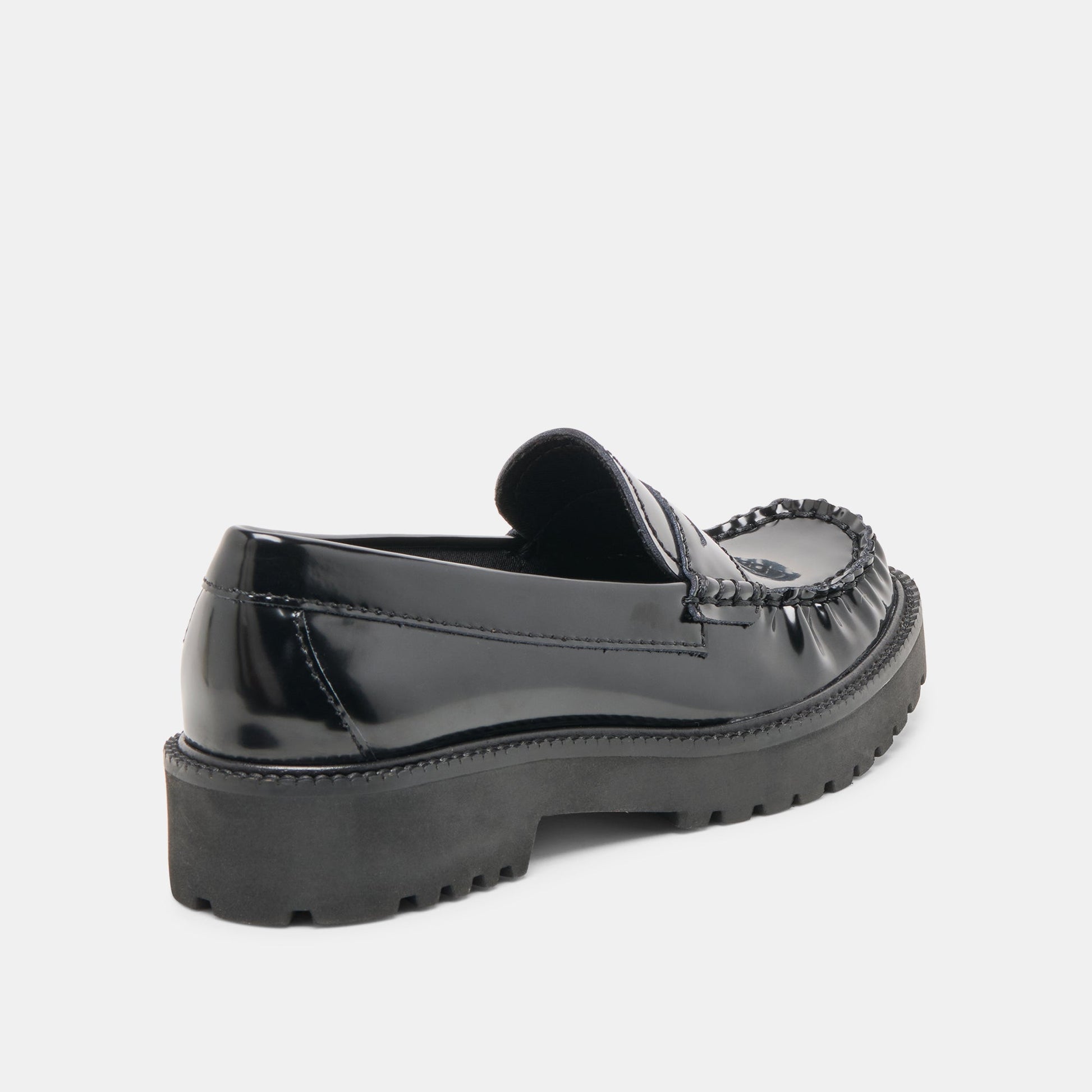 Dolce Vita Merek Midnight Boxleather Loafers