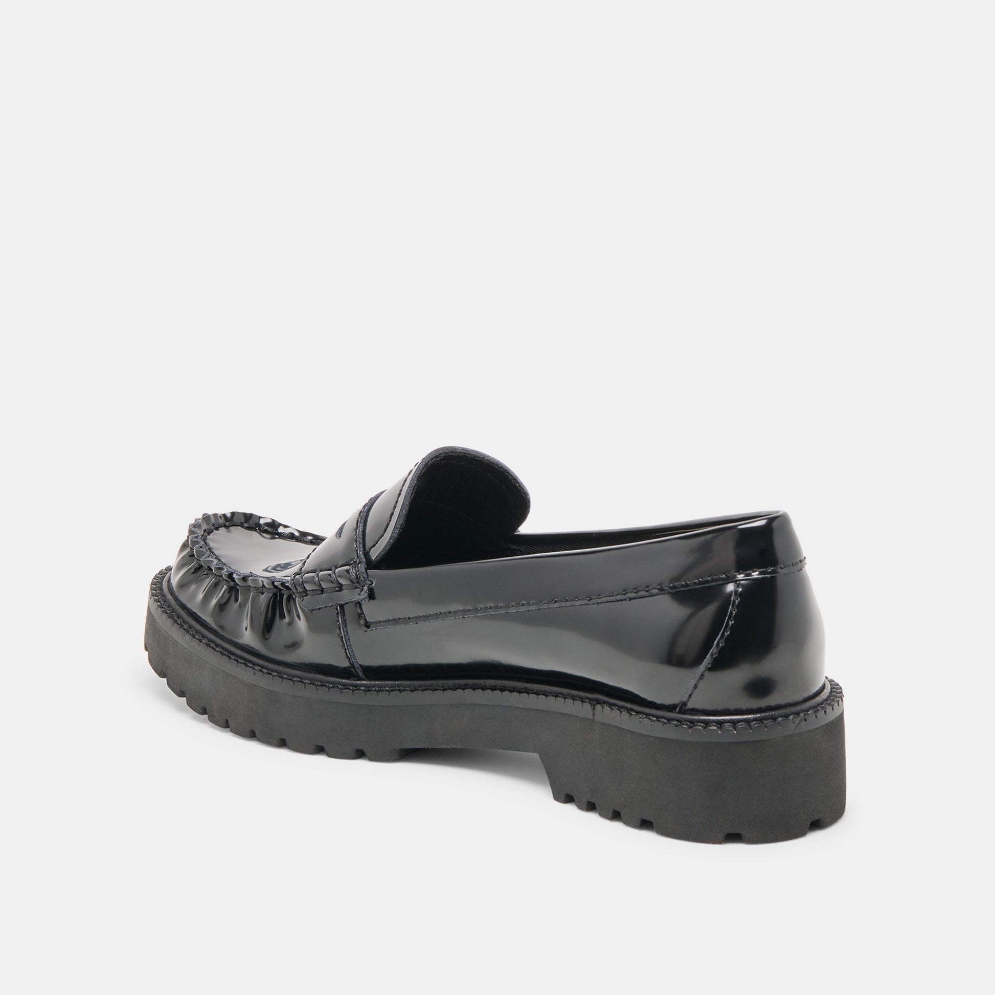 Dolce Vita Merek Midnight Boxleather Loafers
