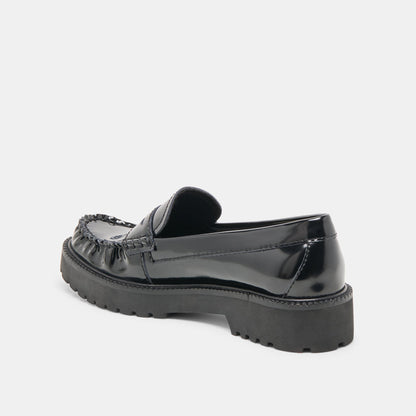 Dolce Vita Merek Midnight Boxleather Loafers