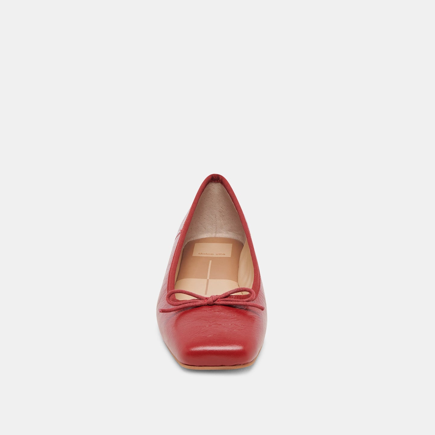 Dolce Vita Anisa Ballet Flats RED CRINKLE PATENT
