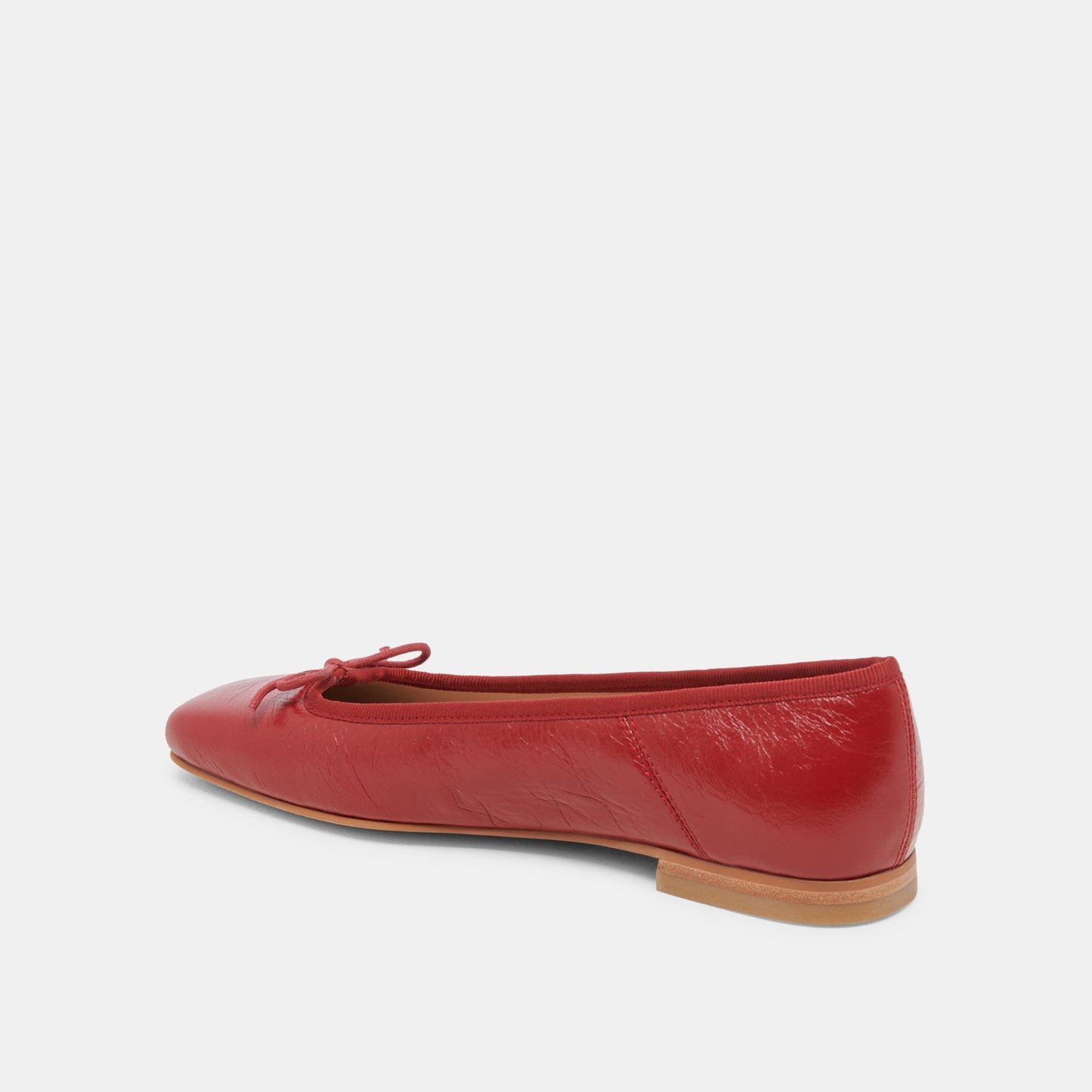Dolce Vita Anisa Ballet Flats RED CRINKLE PATENT