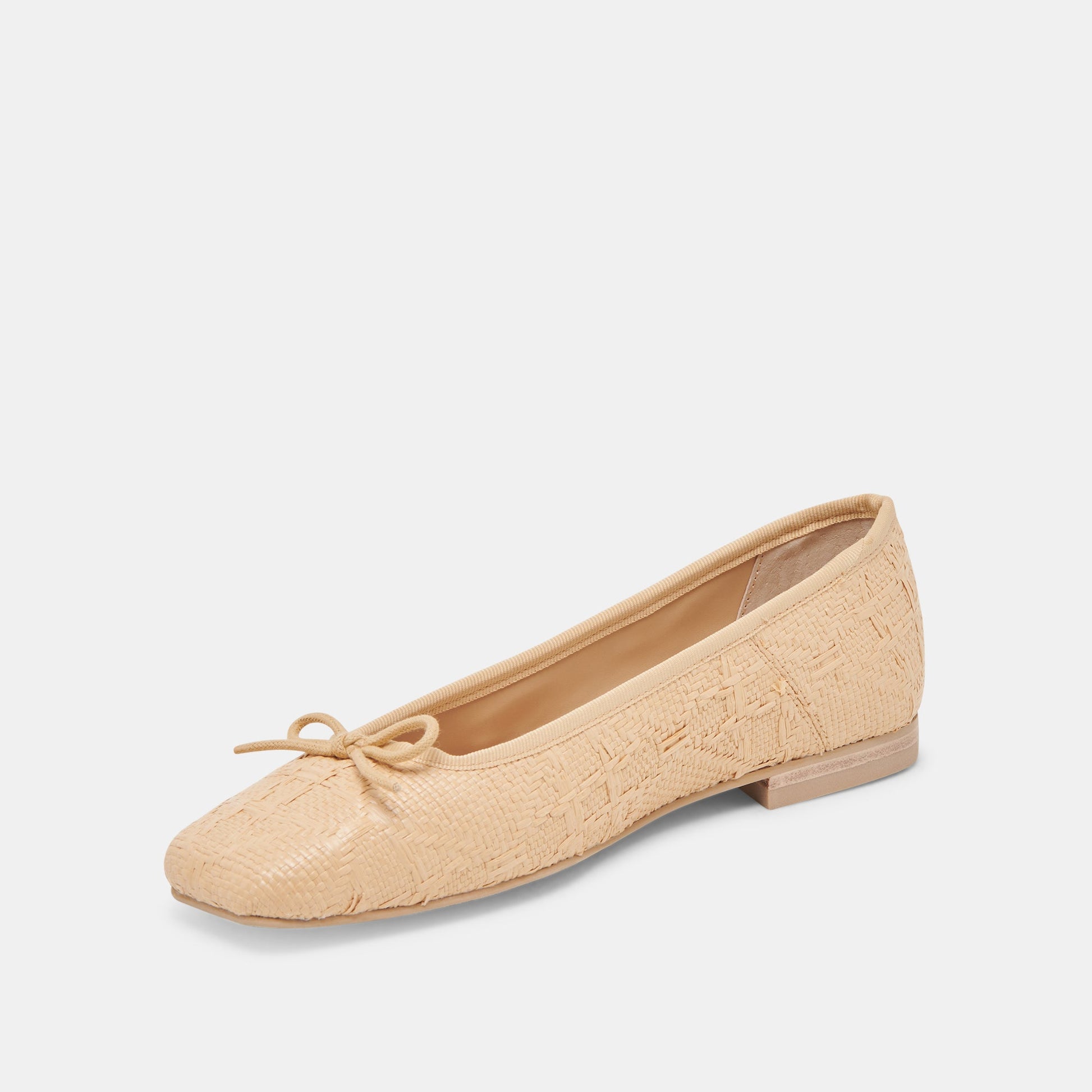 Dolce Vita ANISA BALLET FLATS LT NATURAL WOVEN RAFFIA