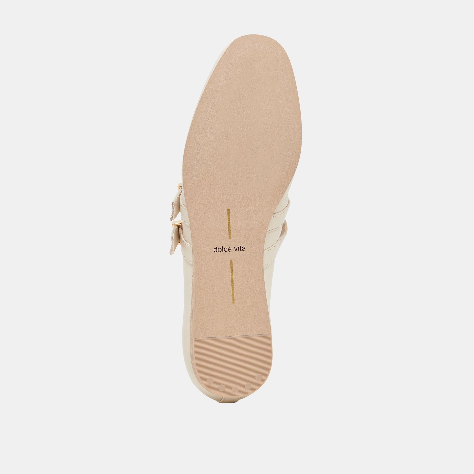Dolce Vita BAYLEE BALLET FLATS IVORY LEATHER